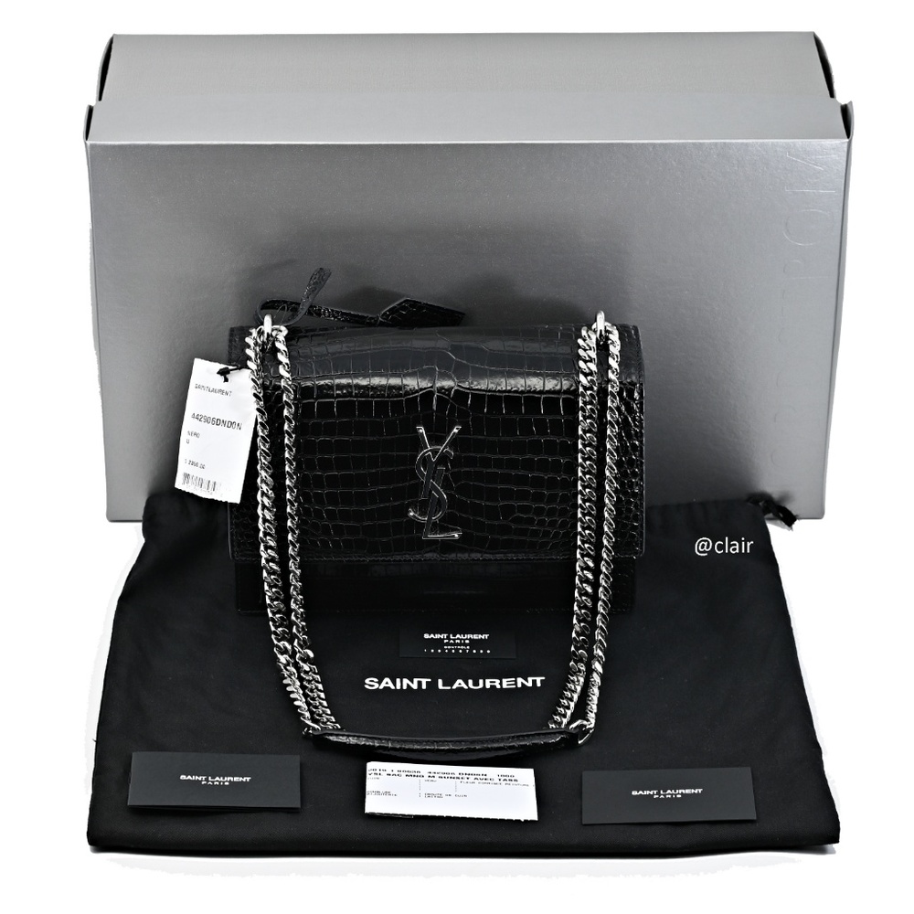 Saint Laurent Medium Monogram Sunset Leather Bag - Picture 5 of 8